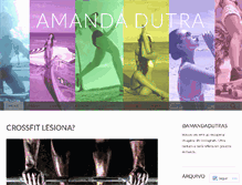Tablet Screenshot of amandadutra.com